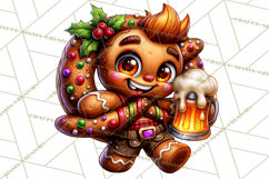German Christmas Beer Fest Gingerbread PNG Clipart Product Image 3