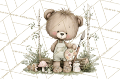 Pacific Northwest Teddy Bear Woodland Clipart Product Image 3