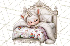 Christmas Bedtime Clipart PNG Product Image 4