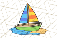 Summer Beach Toys Clipart PNG Graphics Product Image 3