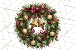 Christmas Fairy Clipart PNG, Whimsical Christmas Fairies Product Image 4