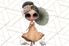 Beach Diva Summer Girls PNG Beach Glam Clipart Product Image 4