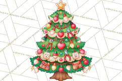 Sports & Occupations Christmas Trees Clipart Product Image 2