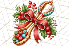 Christmas Cocktail Bar Clipart PNG Elements Product Image 2