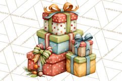 Scandinavian Christmas Market Clipart PNG Illustrations Product Image 2