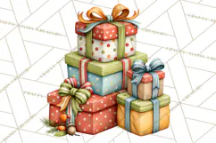 Scandinavian Christmas Market Clipart PNG Illustrations Product Image 2