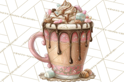 Coffee and Chocolate Clipart PNG Cafe Drinks Dessert Art Product Image 5