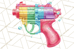 Summer Pool Party Clipart PNG, Rainbow Summer Png Designs Product Image 2