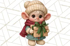 Christmas Mailroom Clipart, North Pole Santa Mail PNG Product Image 3