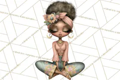 Beach Diva Summer Girls PNG Beach Glam Clipart Product Image 2