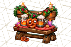 German Christmas Beer Fest Gingerbread PNG Clipart Product Image 3
