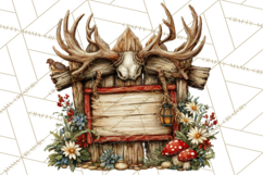 Rustic Homestead Living Clipart | Farm Cabin Png Designs Product Image 2