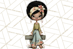 Beach Diva Summer Girls PNG Beach Glam Clipart Product Image 3