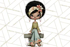 Beach Diva Summer Girls PNG Beach Glam Clipart Product Image 3