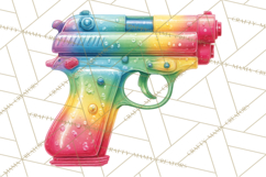 Summer Pool Party Clipart PNG, Rainbow Summer Png Designs Product Image 3