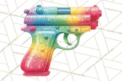 Summer Pool Party Clipart PNG, Rainbow Summer Png Designs Product Image 3