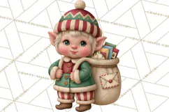 Christmas Mailroom Clipart, North Pole Santa Mail PNG Product Image 4
