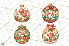 World Christmas Ornaments PNG Clipart Product Image 1