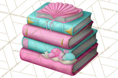 Beach Reading Clipart Coastal Book PNG Graphics Product Image 3