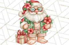 Christmas Characters PNG, Tropical Christmas Clipart Product Image 4