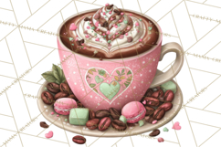 Coffee and Chocolate Clipart PNG Cafe Drinks Dessert Art Product Image 3