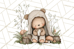 Pacific Northwest Teddy Bear Woodland Clipart Product Image 3