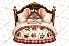 Christmas Bedtime Clipart PNG Product Image 4