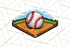 Baseball Mom Clipart PNG with Baseball Gear, Baseball Mama Product Image 4