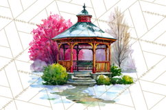 Watercolor Inspirational Landscapes, Sublimation Designs Product Image 4