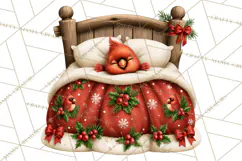 Christmas Bedtime Clipart PNG Product Image 5