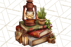 Rustic Homestead Living Clipart | Farm Cabin Png Designs Product Image 4