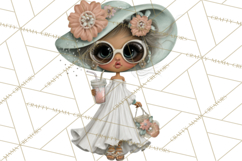Beach Diva Summer Girls PNG Beach Glam Clipart Product Image 4