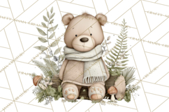 Pacific Northwest Teddy Bear Woodland Clipart Product Image 4