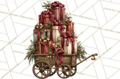 Christmas Fairy Clipart PNG, Whimsical Christmas Fairies Product Image 5