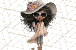 Beach Diva Summer Girls PNG Beach Glam Clipart Product Image 5