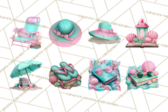 Beach Reading Clipart Coastal Book PNG Graphics Product Image 2