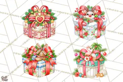 World Christmas Gifts Clipart PNG Product Image 1