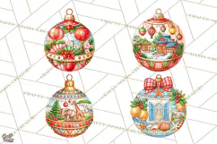 World Christmas Ornaments PNG Clipart Product Image 1