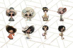 Beach Diva Summer Girls PNG Beach Glam Clipart Product Image 3