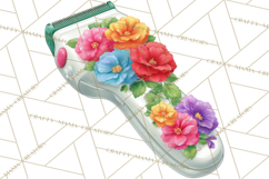 Rainbow Hair Stylist Clipart, Colorful Salon Tools PNG Product Image 2