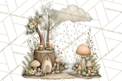 Pacific Northwest Teddy Bear Woodland Clipart Product Image 2