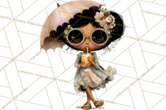 Beach Diva Summer Girls PNG Beach Glam Clipart Product Image 2