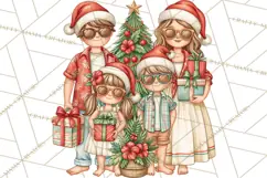 Christmas Characters PNG, Tropical Christmas Clipart Product Image 3