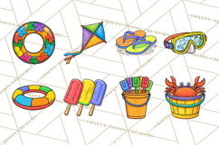 Summer Beach Toys Clipart PNG Graphics Product Image 4