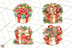 World Christmas Gifts Clipart PNG Product Image 1