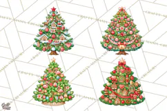 Christmas Tree World Travel Clipart PNG Product Image 1