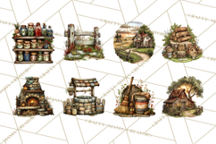 Rustic Homestead Living Clipart | Farm Cabin Png Designs Product Image 5