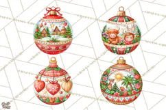 World Christmas Ornaments PNG Clipart Product Image 1