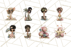 Beach Diva Summer Girls PNG Beach Glam Clipart Product Image 7