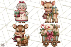 Christmas Mailroom Clipart, North Pole Santa Mail PNG Product Image 1